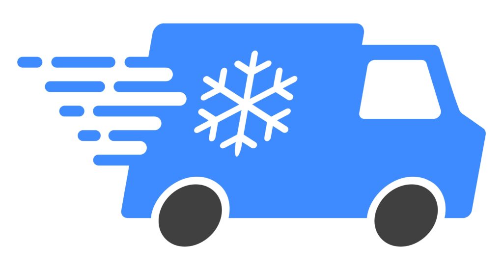 refrigerator car with fast motion effect refrigerator car with fast motion effect